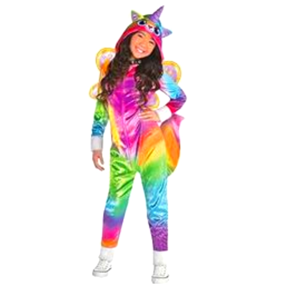 Felicity Halloween Costume for Girls, Rainbow Kitty Unicorn